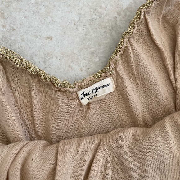 For love and lemons gold knit dress - Picture 6 of 6